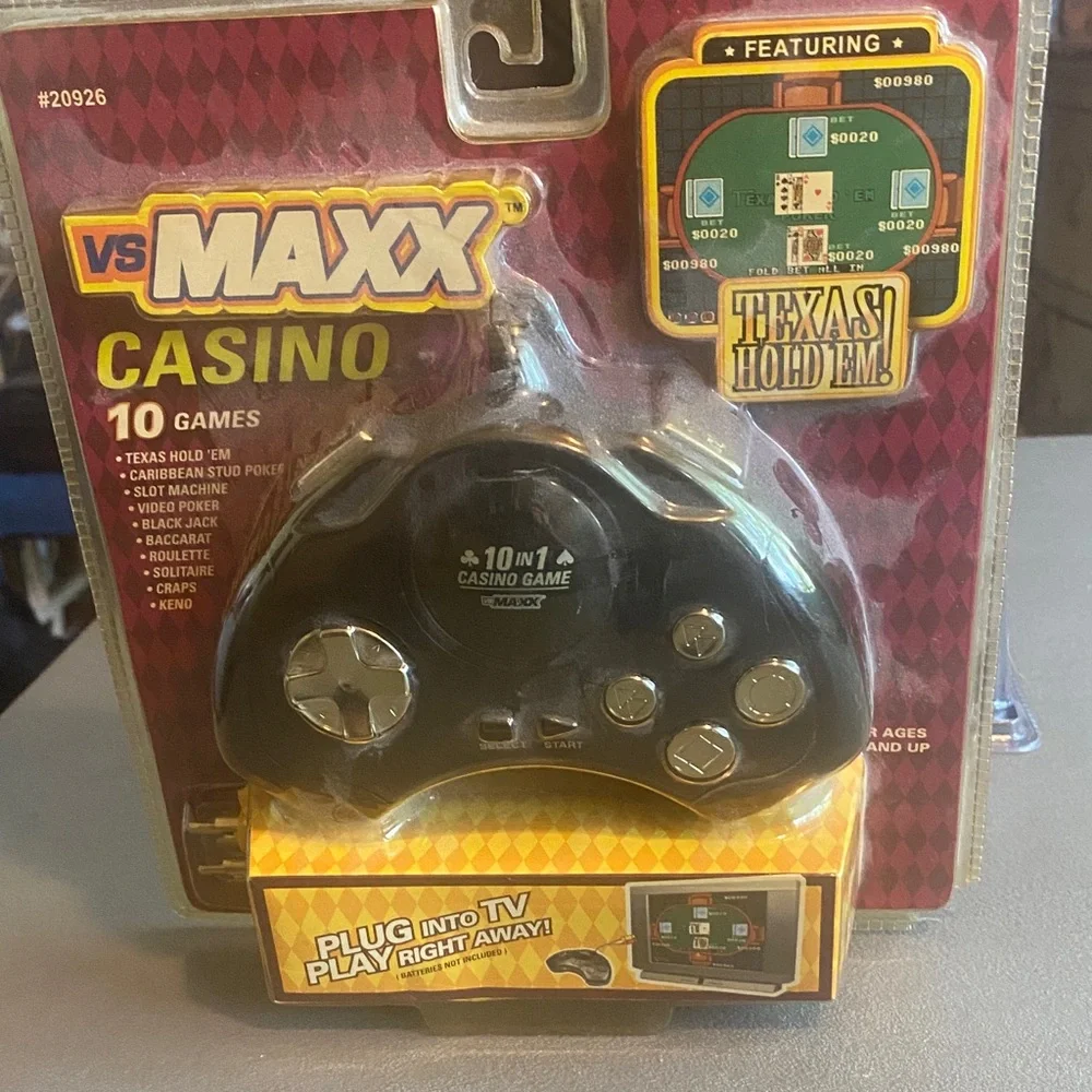 Casino 10-in-1 Black Gaming Console